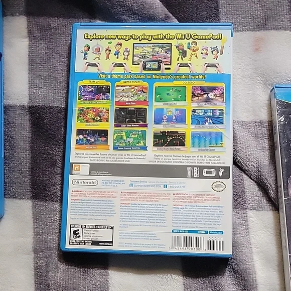 Nintendo Wii U Game Bundle Mario Mariokart DC Injustice Nintendoland Donkey Kong